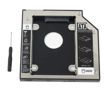 NOVI 12,7 mm SATA 2nd SSD HDD Caddy Za Toshiba Satellite M65 A665 L755 L300 L355 Hard Disk Caddy