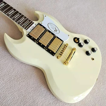Klasična električna gitara SG, fin izgled i pokretna boju bez premca. On se dostavlja doma besplatno.