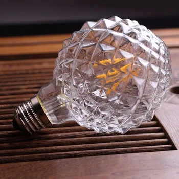 Berba Led Žarulja Edison s Podesivim Ona G95, Dijamant sa žarnom niti u obliku Leda, 4 W, 220 U E27, Ukrasnih Žaruljica za Luster