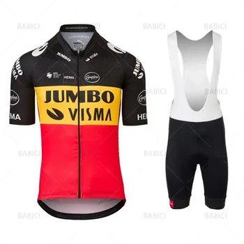 2022 Jumbo Visma Mannen Pro Biciklizam Kleding Kit Racefiets Pak Gel Startni Kratke hlače Za Žene Vode Winddicht Fietsen Prsluk mayo Кюлоты