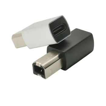 USB C Ženski na Midi Adapter Tip C Muški USB B Pisač pretvarač za Pisače MIDI Elektronički Klavir, Sintisajzer Uređaja Type-C