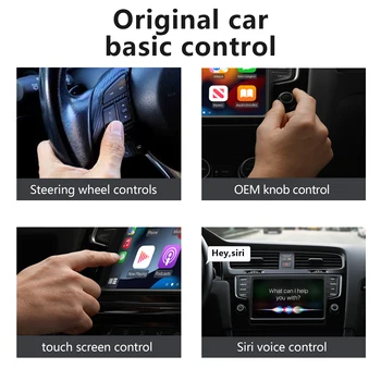 OTTOCAST Bežični Android Auto CarPlay Adapter Carplay Smart Box Plug and Play Media Player za Hyundai, Toyota, Mazda