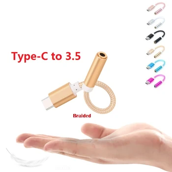 Tip USB C do 3,5 mm Slušalice, Kabel za slušalice USB-C do 3,5 mm Aux Priključak Kabel za Letv 2 2pro max2 Pro 3 za Xiaomi 6