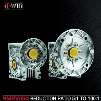 Pužna reduktor NMRV050 s faktorom usporenja od 5: 1 do 100: 1 Ulazna osovina 11 mm / 14 mm / 19 mm za različite серводвигателей i 3-фазных moto