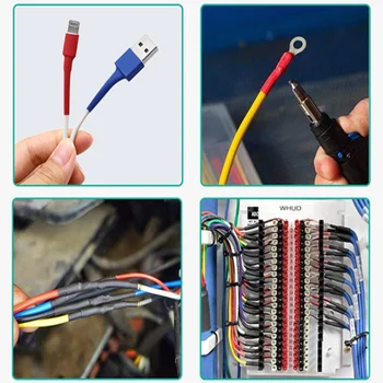 140/150/164 kom., 2:1 Stisni izolacija, Stisni cijevi, žice i kabela, Kabel za prijenos podataka, Zaštitni poklopac, e-mail DIY